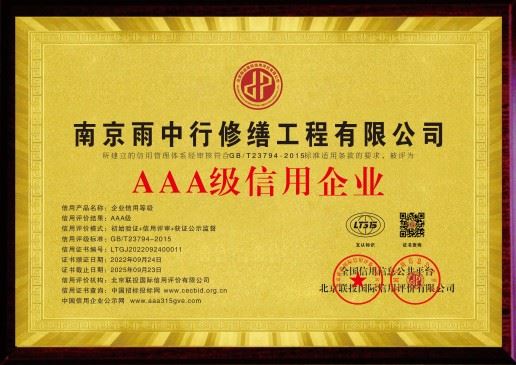 安徽雨中行修缮技术有限公司